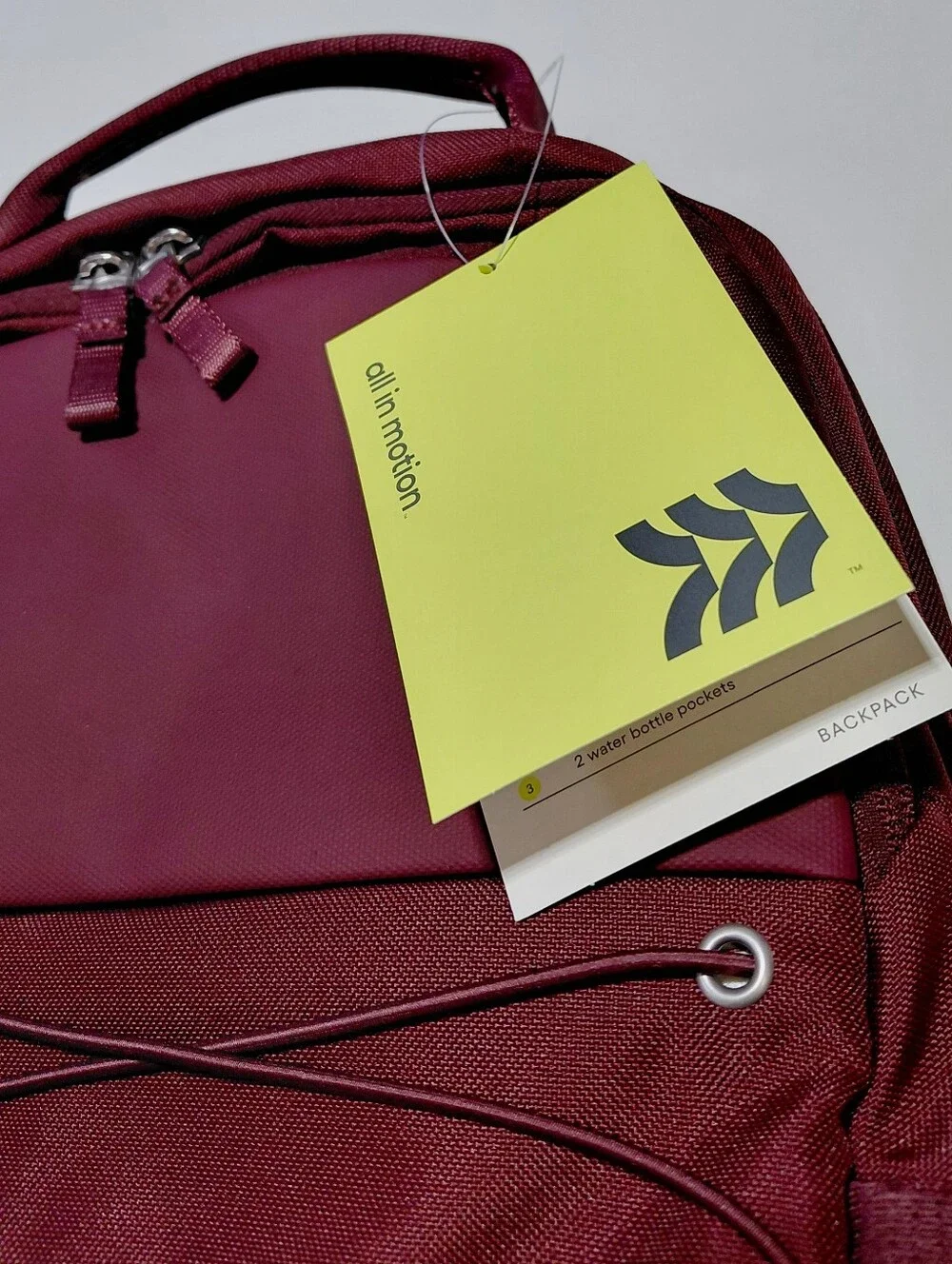 ALL IN MOTION 21 L Women's  Burgundy Everyday Sporty Backpack - OS